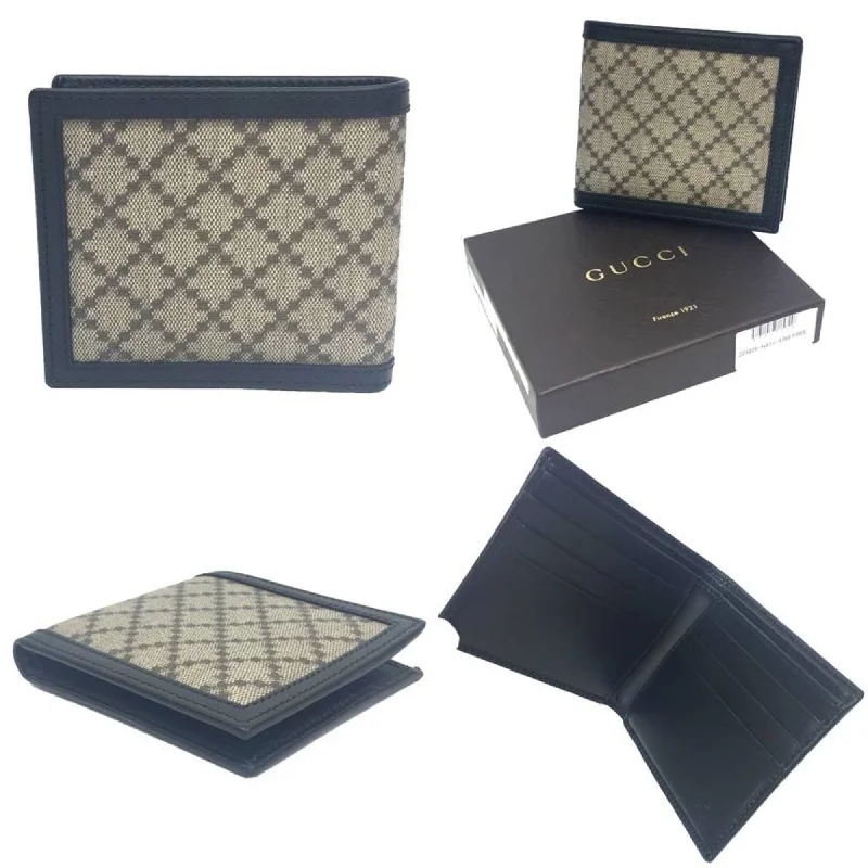 GUCCI Diamante Bifold Wallet Billfold Men's