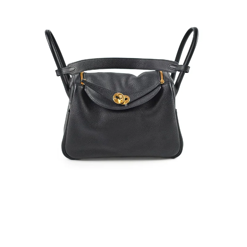 Hermes Lindy 26 Clemence Black - Y Stamp