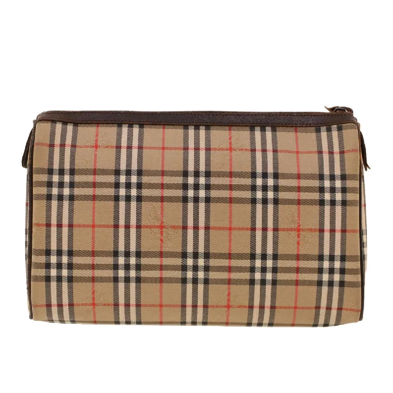 BURBERRY Haymarket Clutch Bag