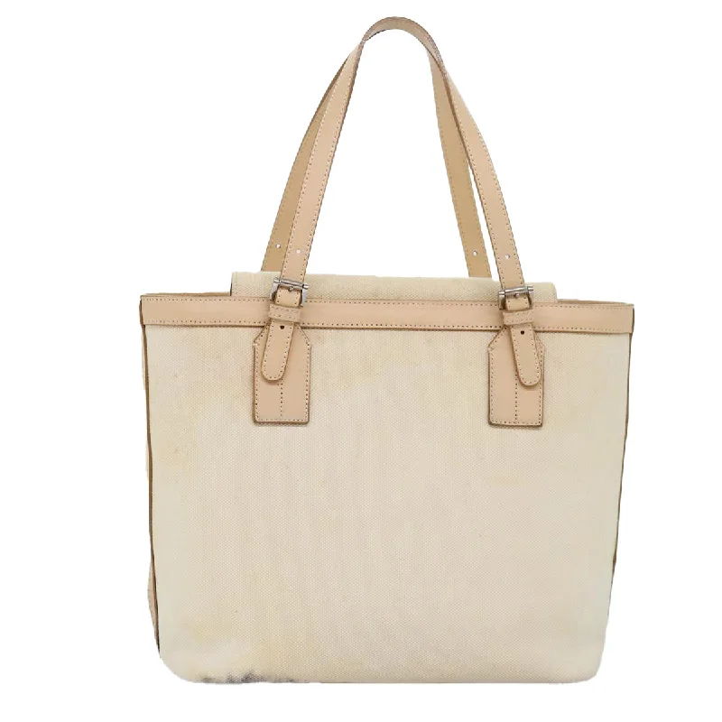 BURBERRY Hand Bag Canvas Beige  ti1704