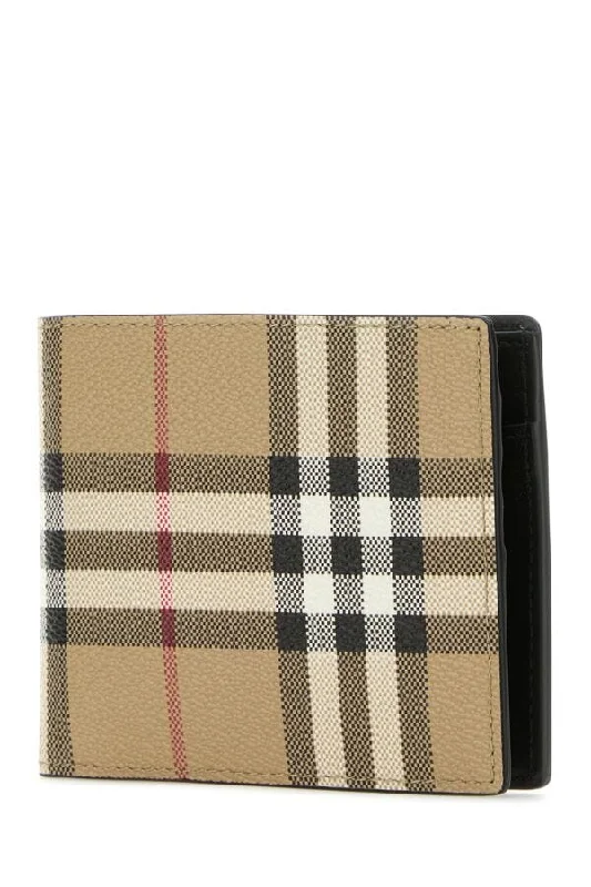 Burberry Man Printed Canvas Wallet