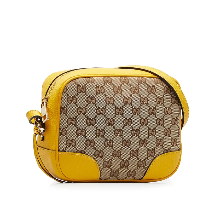 GUCCI GG Canvas Bree Crossbody Bag