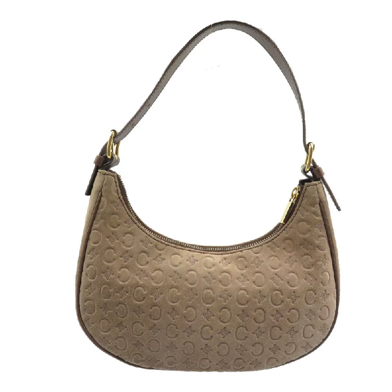 CELINE Handbag Suede mocha Women Used