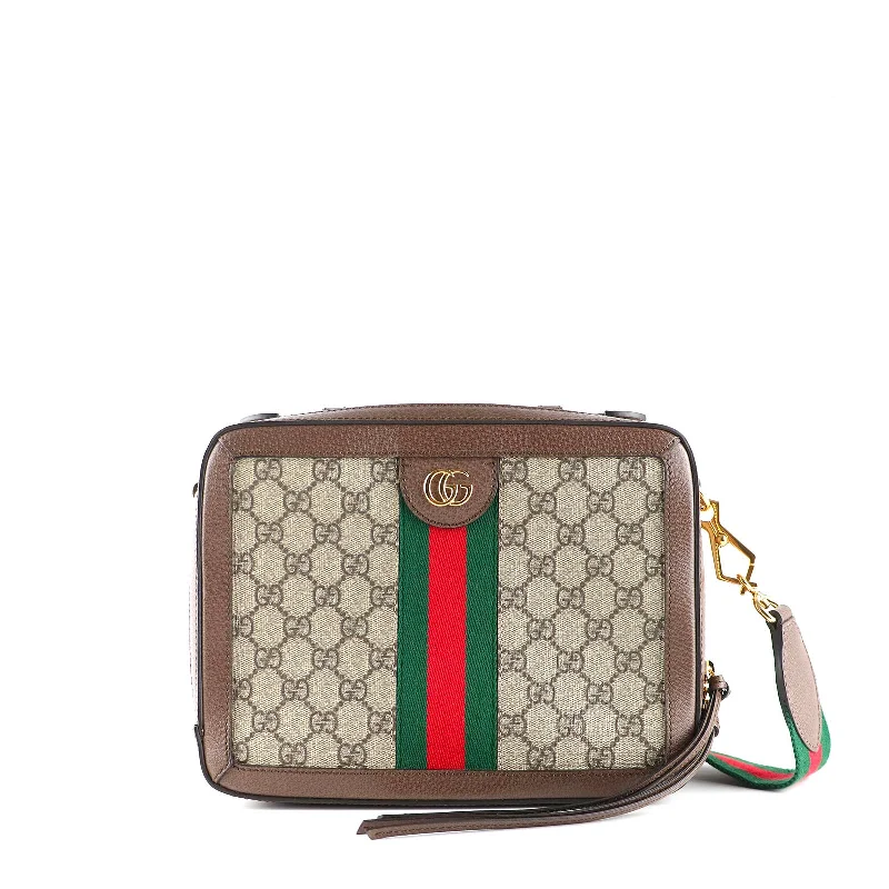 GUCCI - Sac à bandoulière Ophidia GG Supreme en cuir