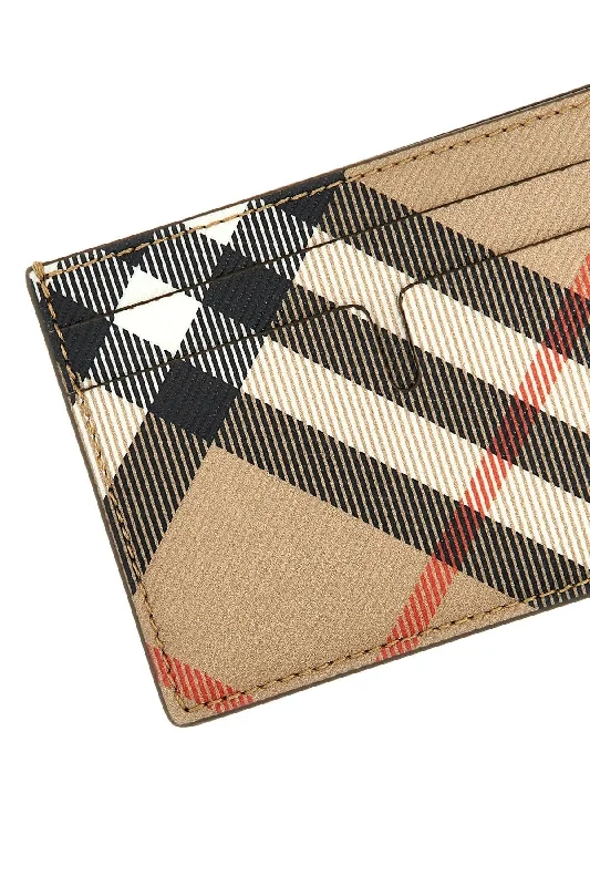 Burberry Men Check Card Holder