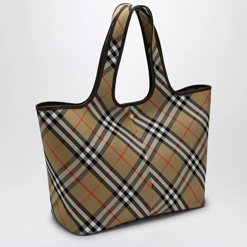 Burberry Medium Tote Bag Check Women