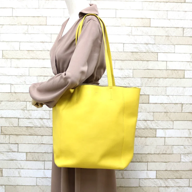 Celine Shoulder Bag Hippo Phantom Tote 2way Yellow Ladies