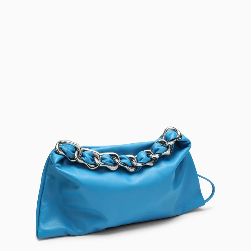 Burberry Medium Turquoise Leather Swan Bag Women