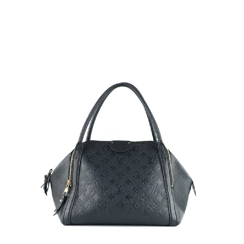 LOUIS VUITTON - Sac à main Marrais en cuir grainé noir