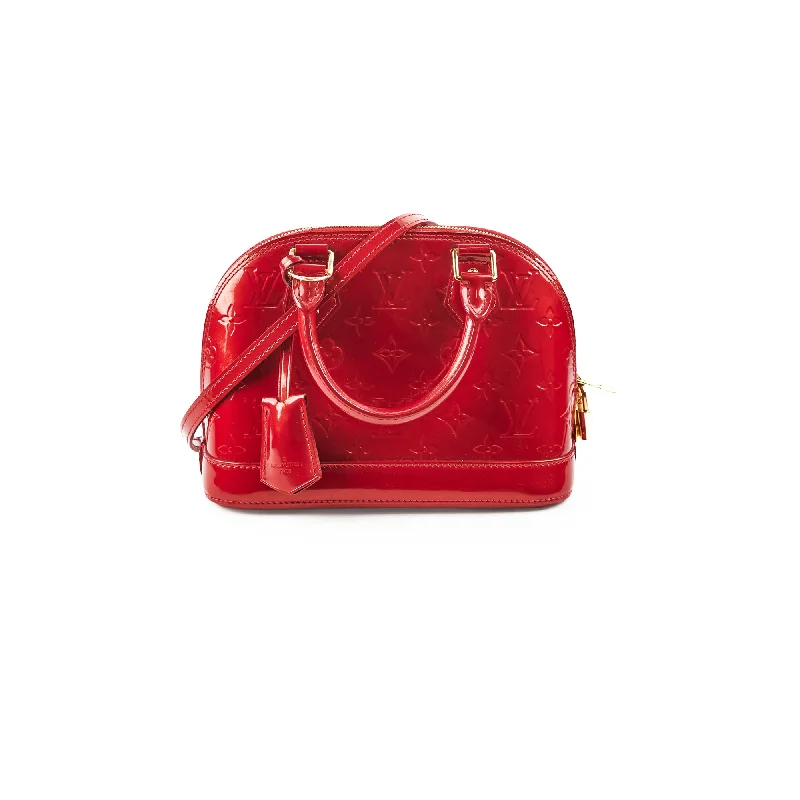 Louis Vuitton Alma BB Vernis Red