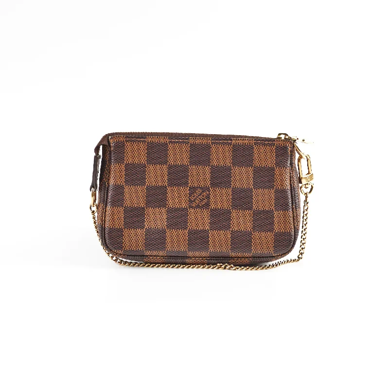 Louis Vuitton Mini Pochette Accessories Damier Ebene