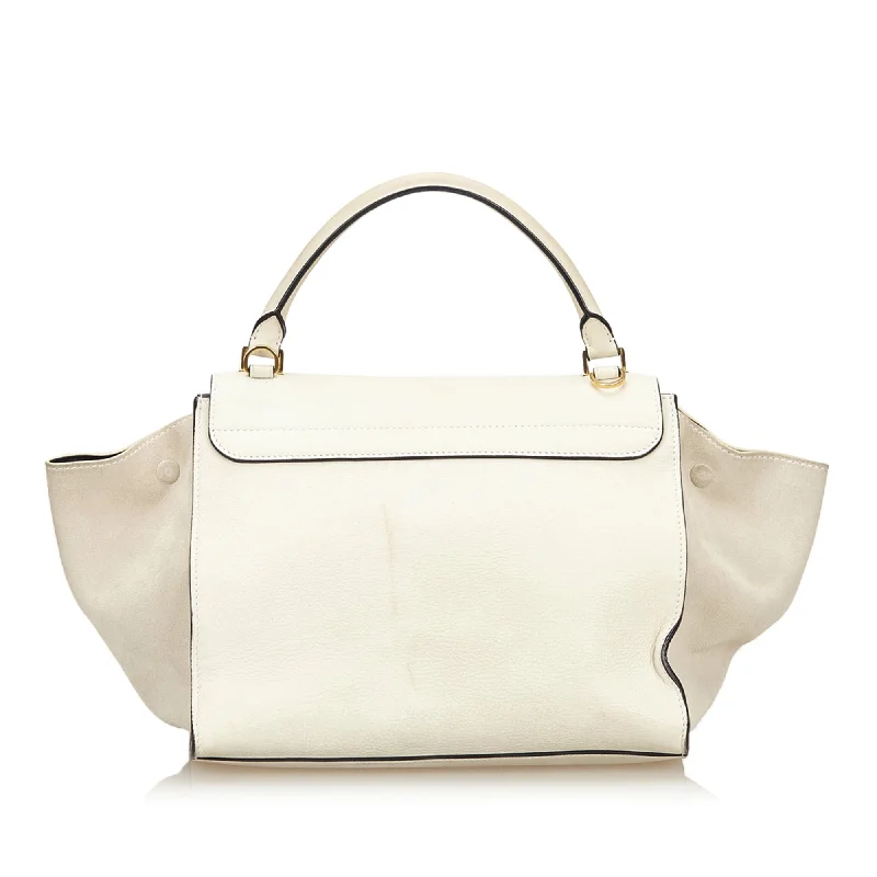 Celine Trapeze Suede and Calf Leather Bag