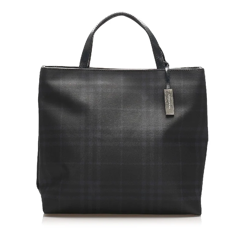 Burberry Smoke Check PVC Handbag (SHG-13568)