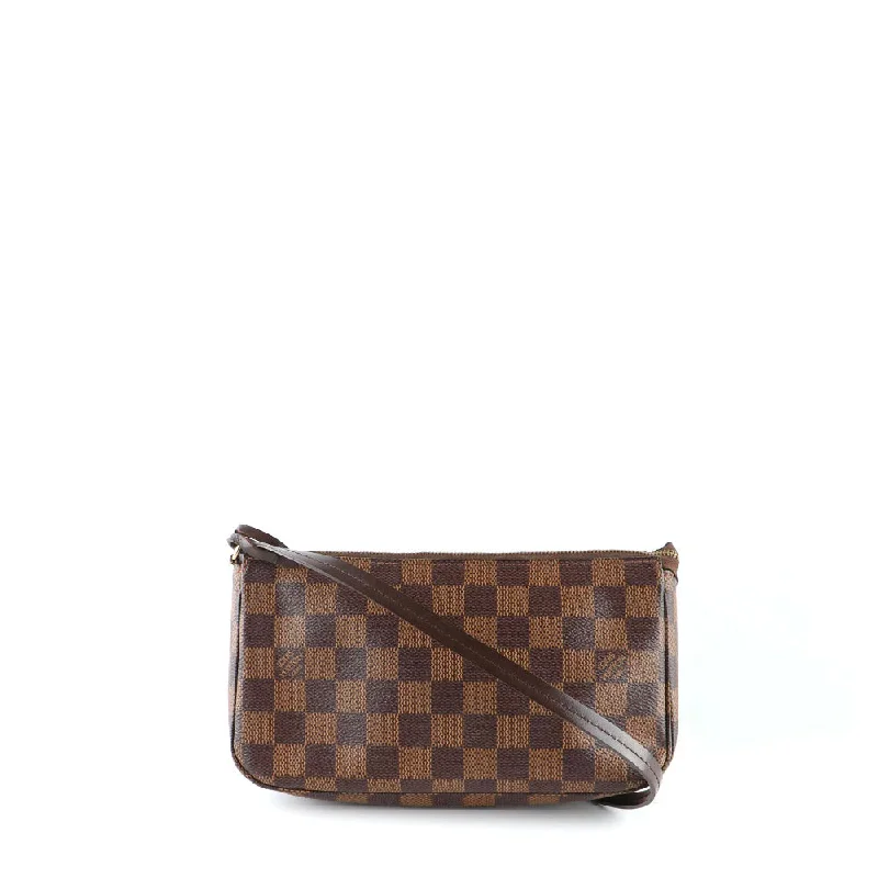 LOUIS VUITTON - Pochette Accessoires NM en toile enduite damier ébène