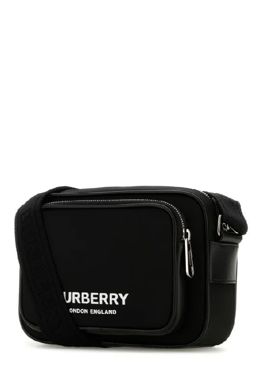 Burberry Man Black Econyl Paddy Crossbody Bag