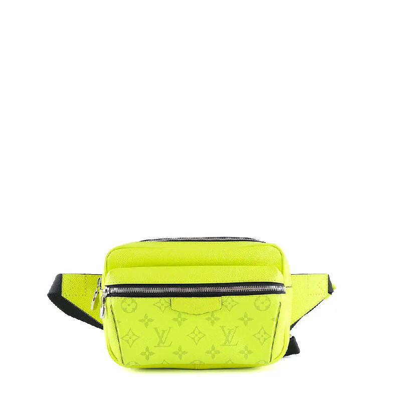 LOUIS VUITTON - Ceinture banane Taïgarama en cuir jaune fluo