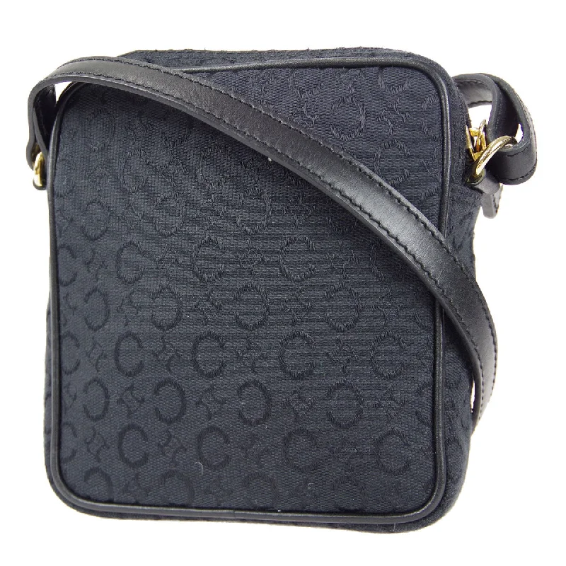 Celine C Macadam Shoulder Bag Black 78809