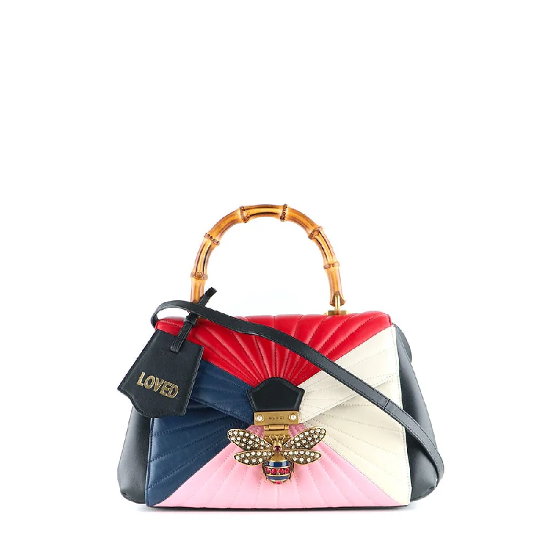 GUCCI - Sac à bandoulière Queen Margaret en cuir matelassé