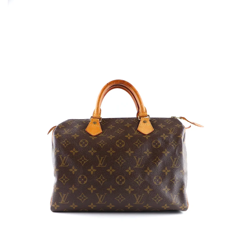 LOUIS VUITTON - Sac à main Speedy 30 en toile monogramme