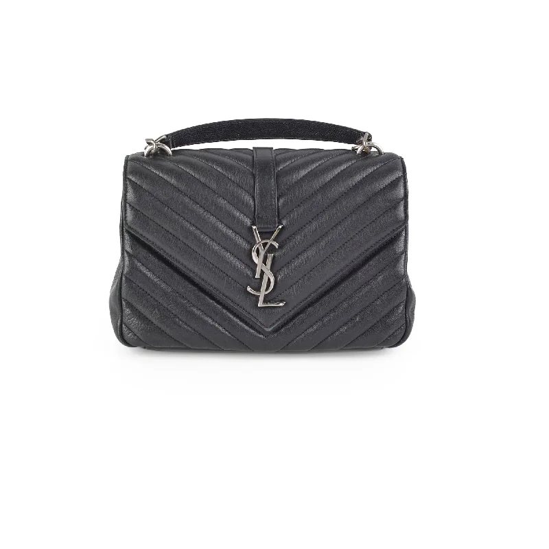 Saint Laurent College Medium Black Bag