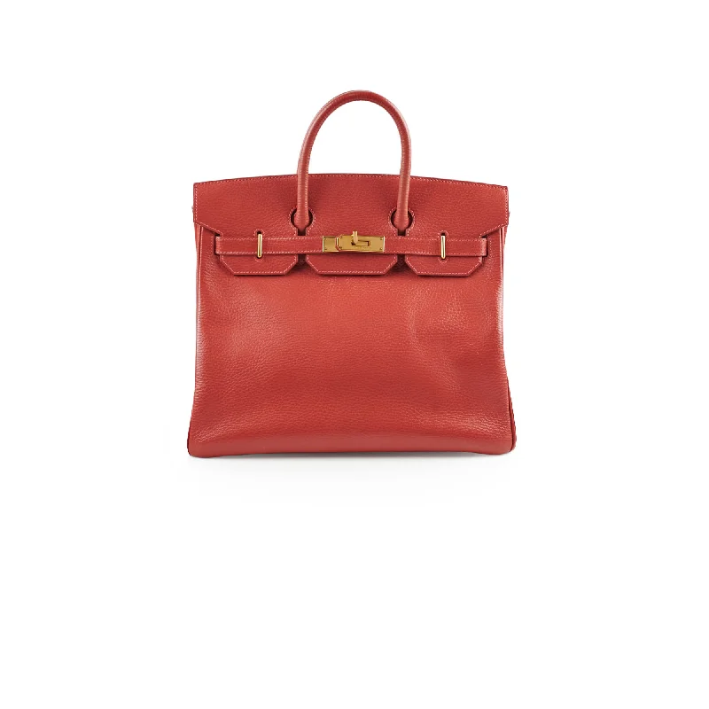 Hermes Hac Birkin 32 Rouge H Stamp 2004