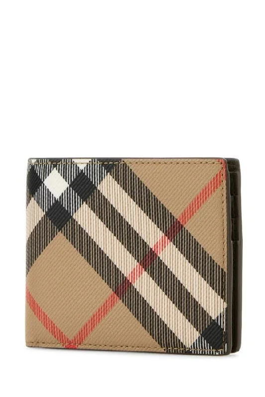 Burberry Man Printed E-Canvas Wallet