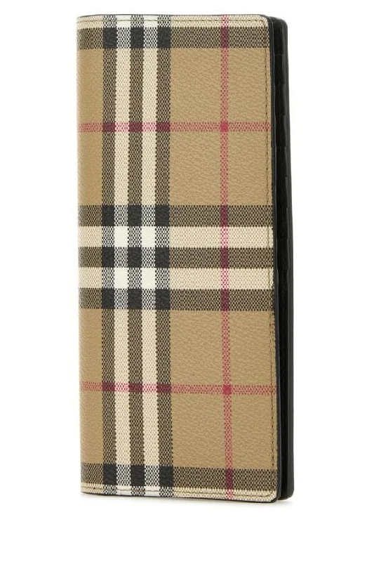 Burberry Man Printed Canvas Wallet