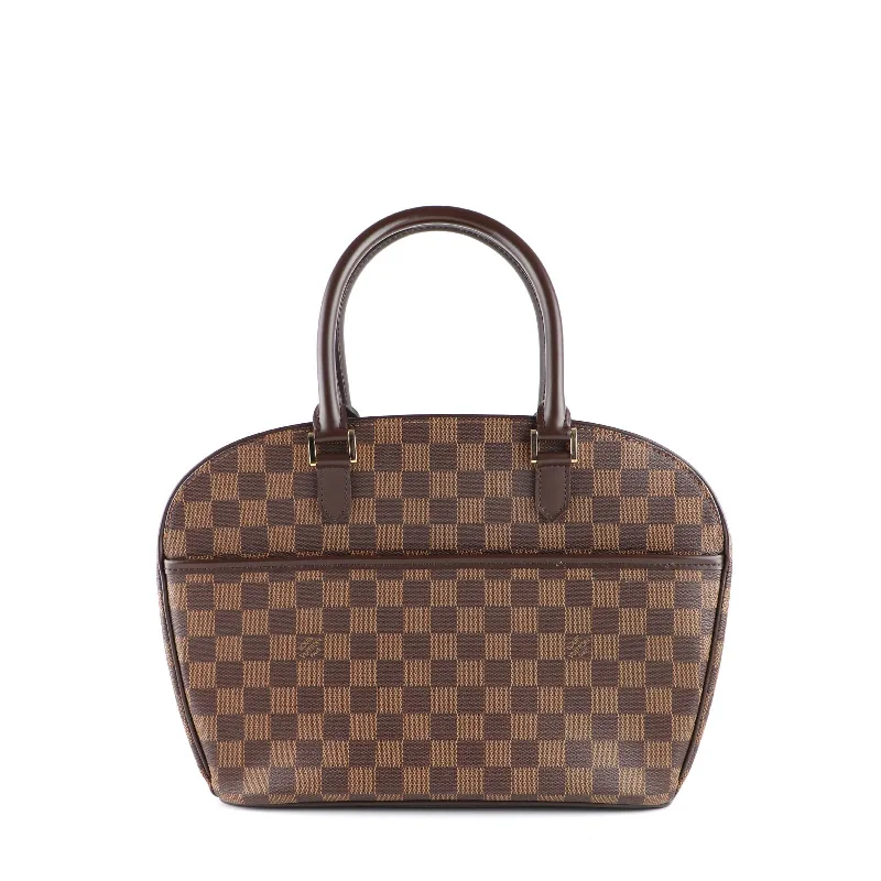 LOUIS VUITTON - Sac à main Sarria en toile damier ébène